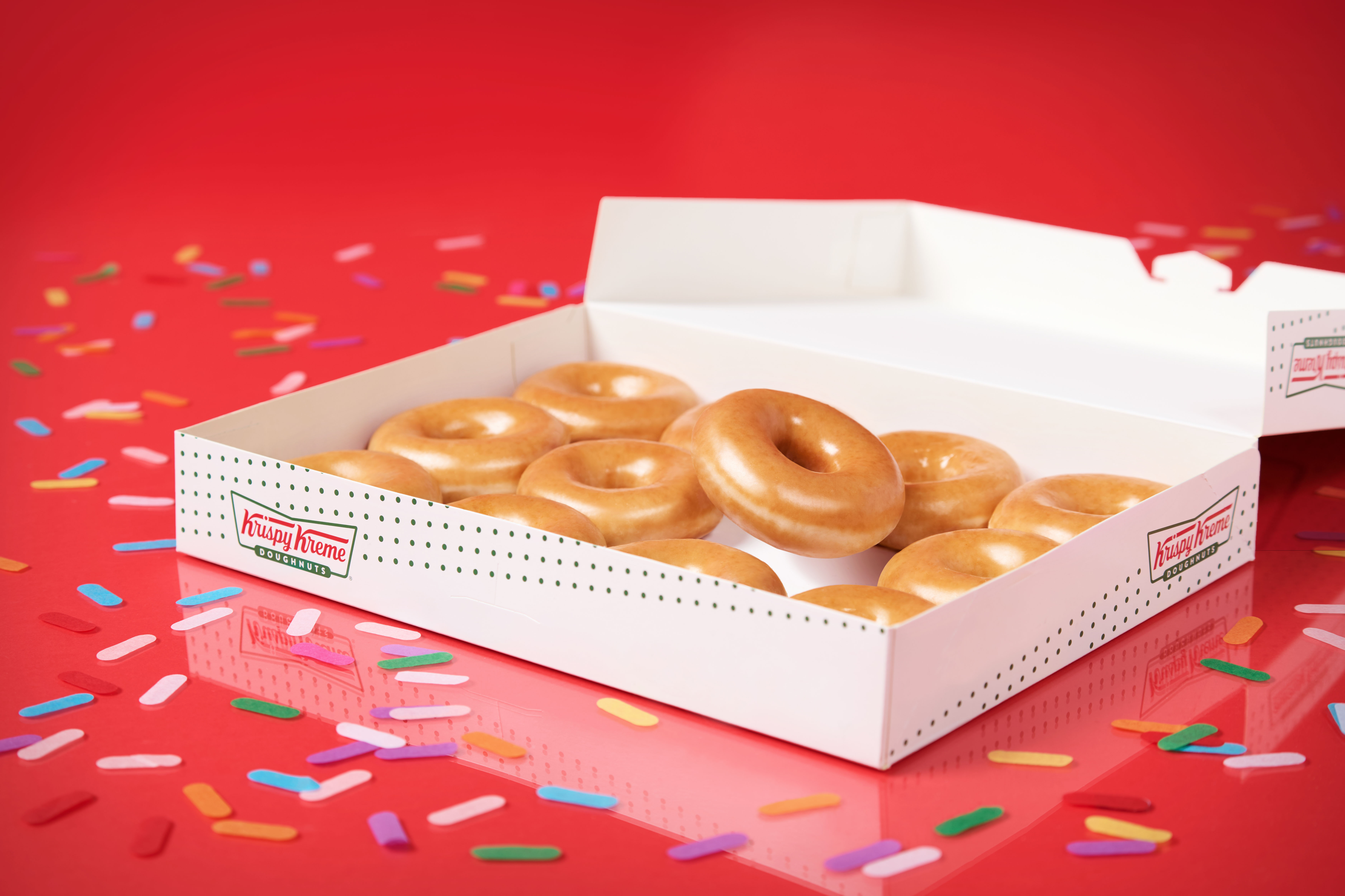 Krispy Kreme verteilte im Jahr 2023 Hunderttausende kostenlose Donuts