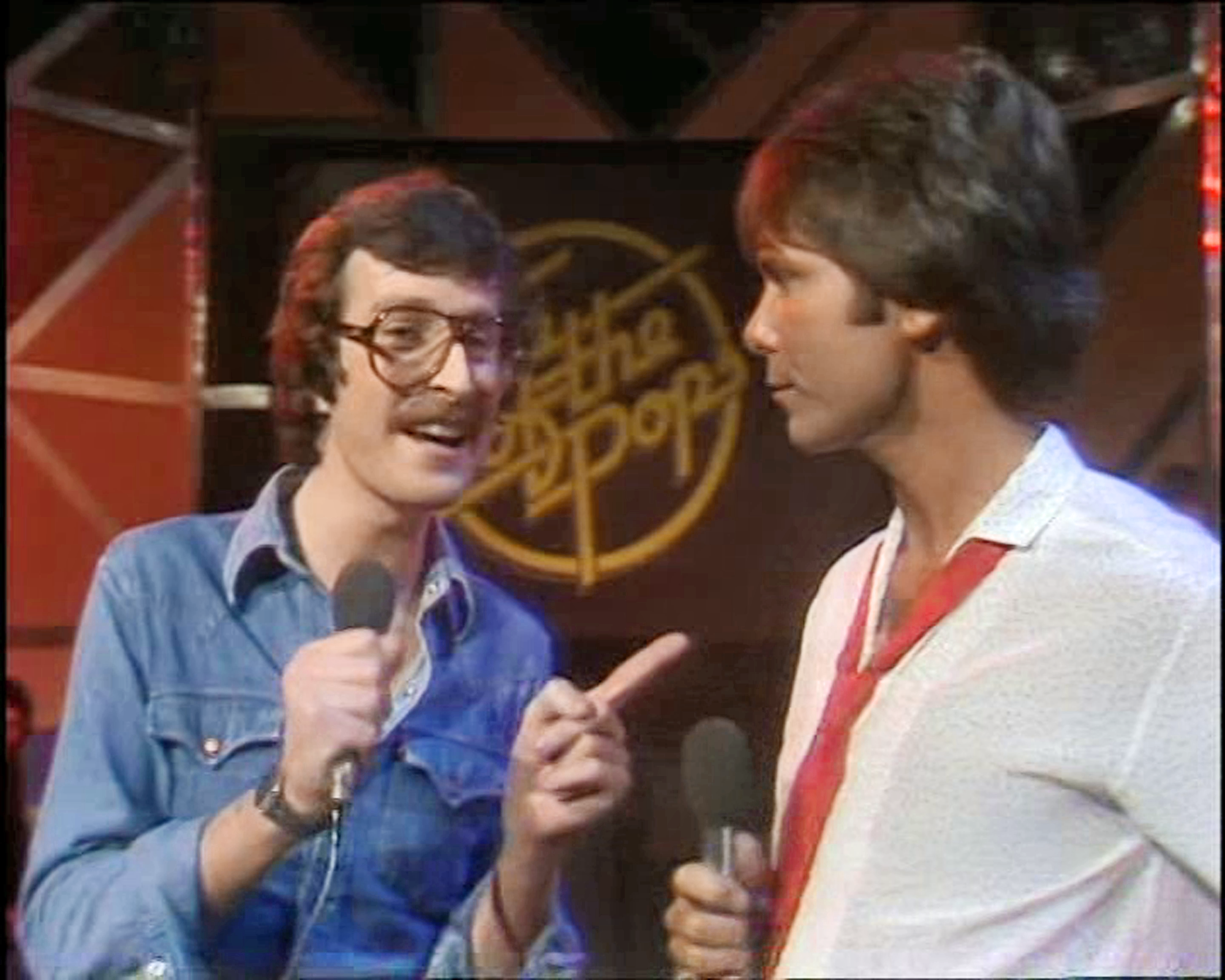 Steve mit Cliff Richard bei Top Of The Pops
