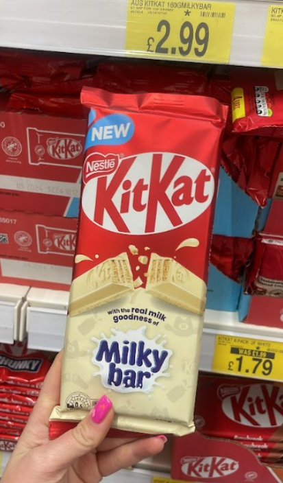 Nestle hat Kit Kat und Milky Bar zu einem neuen Fanfavoriten zusammengeführt