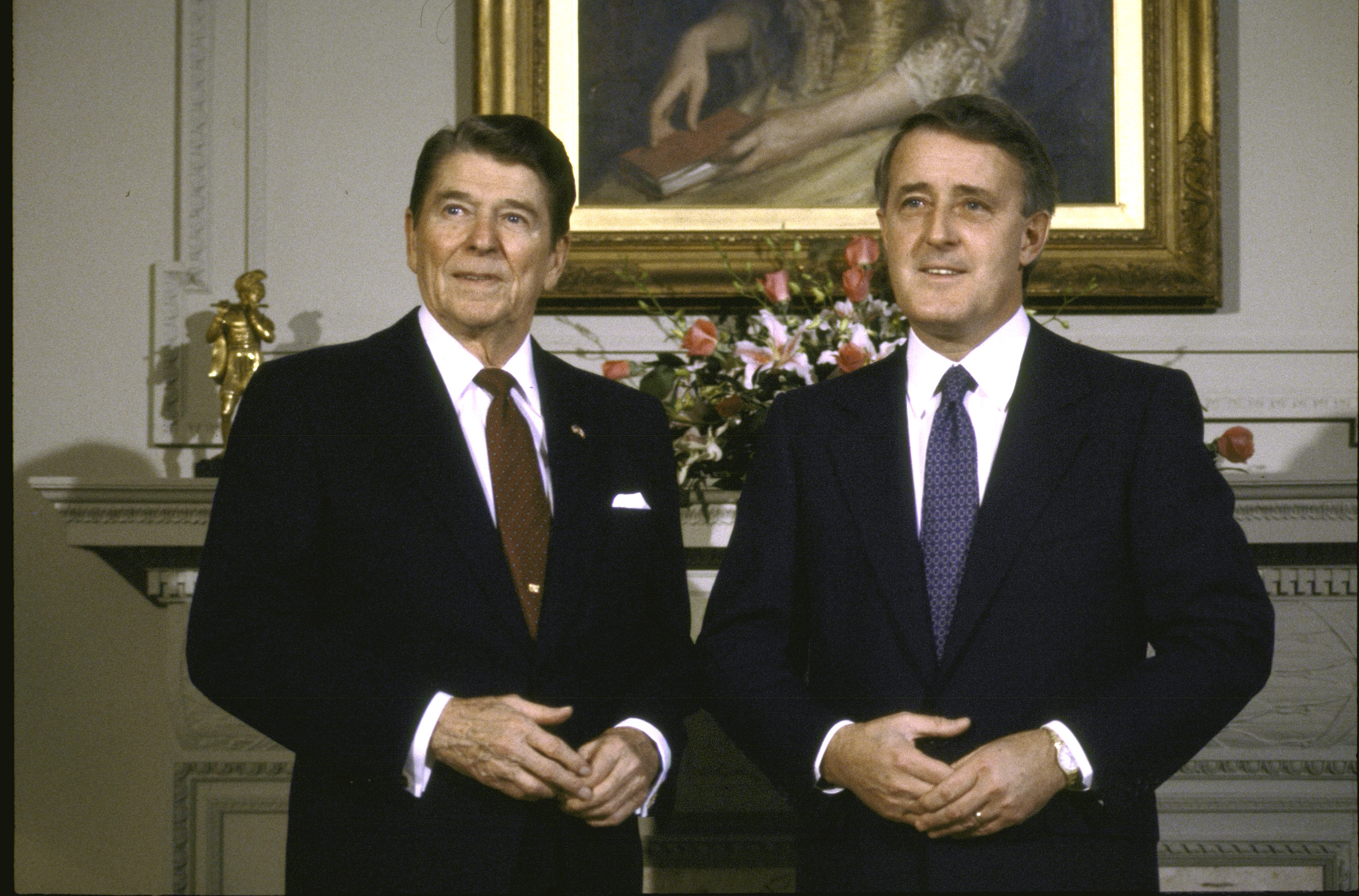 Mulroney pflegte eine enge Bindung zu mehreren US-Präsidenten