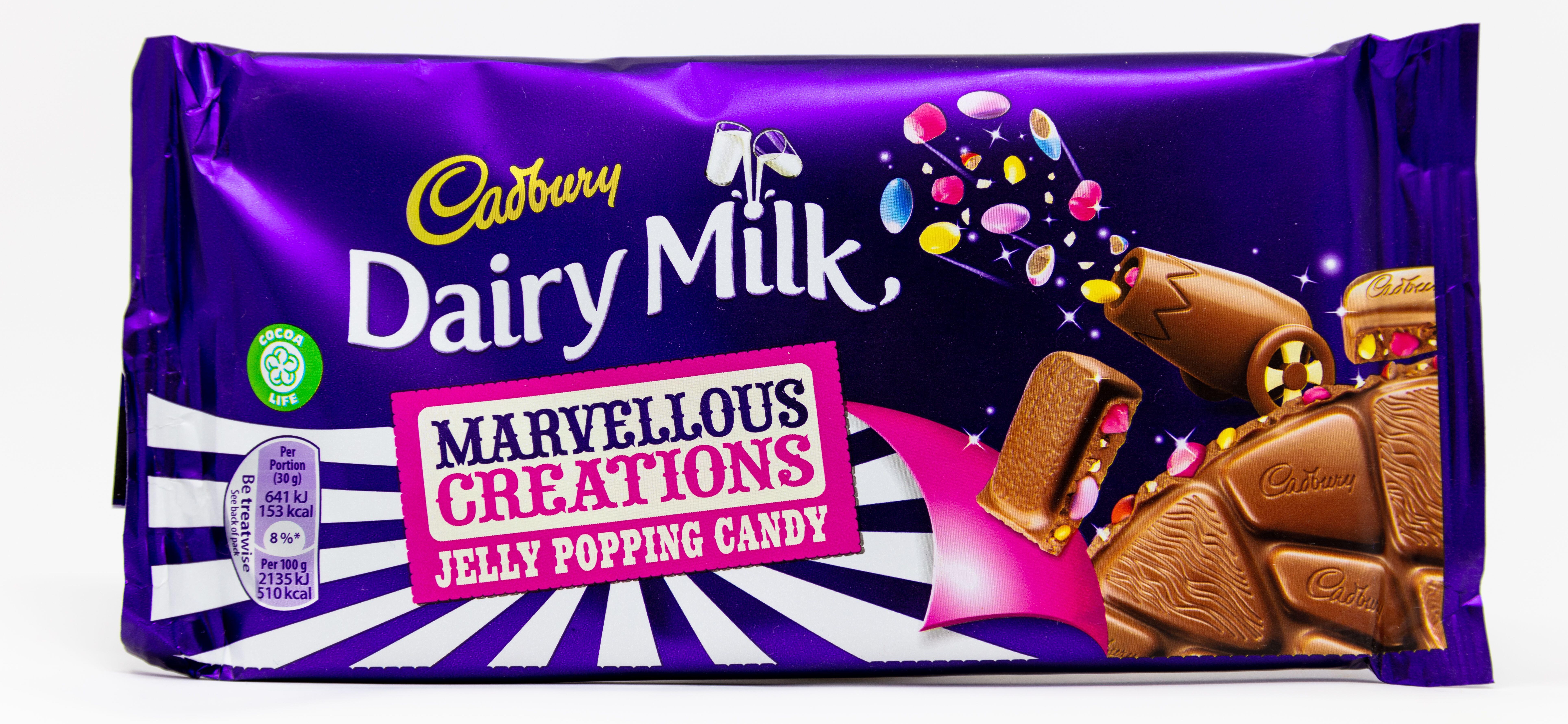 Der Cadbury Dairy Milk Marvelous Creations Jelly Popping Schokoriegel erwies sich als Überraschungshit