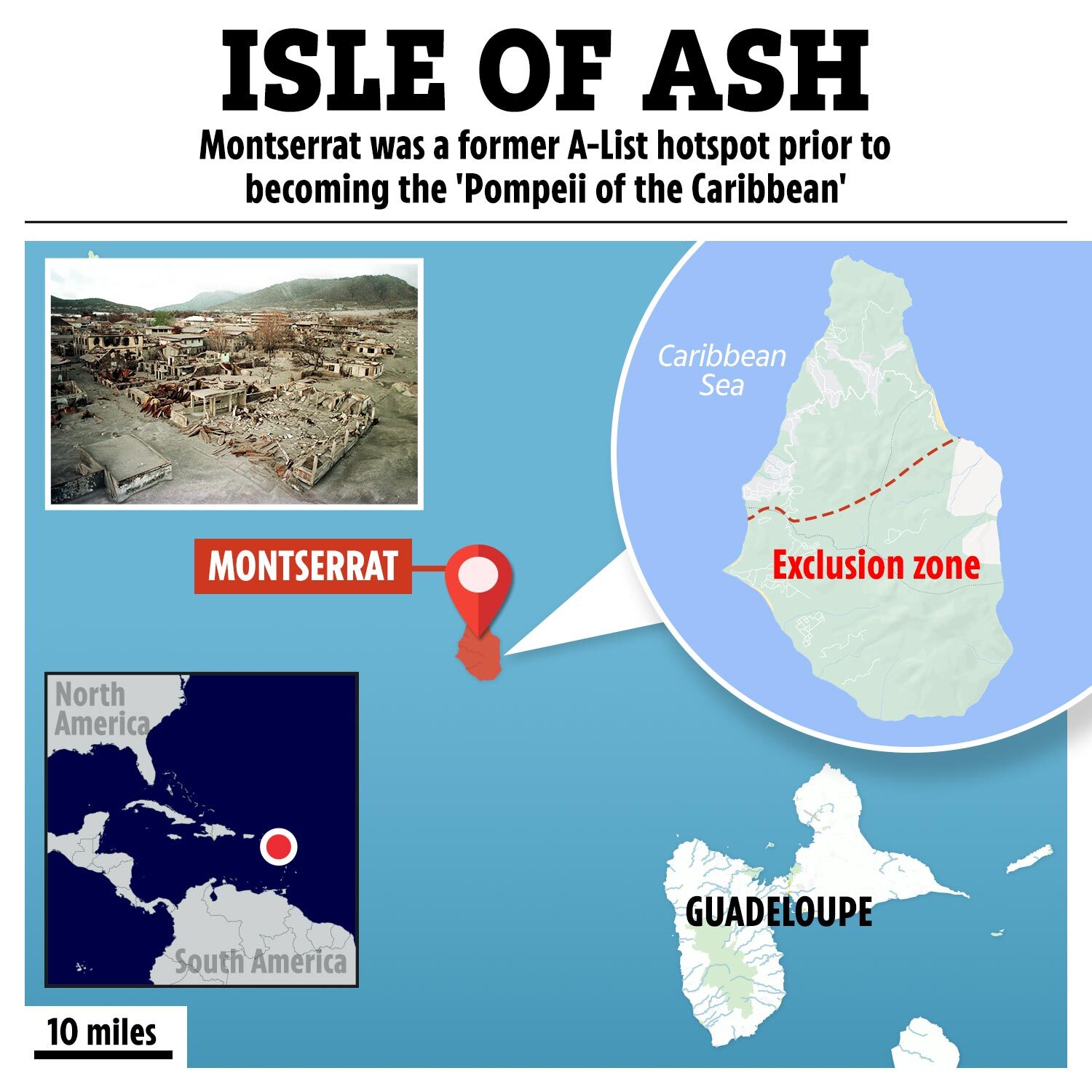 Das winzige britische Überseegebiet ist eine von mehreren kleinen Inseln in der Karibik