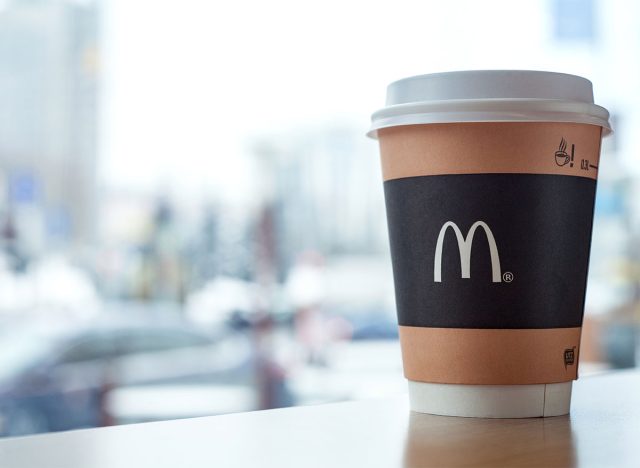 Tasse McDonalds-Kaffee