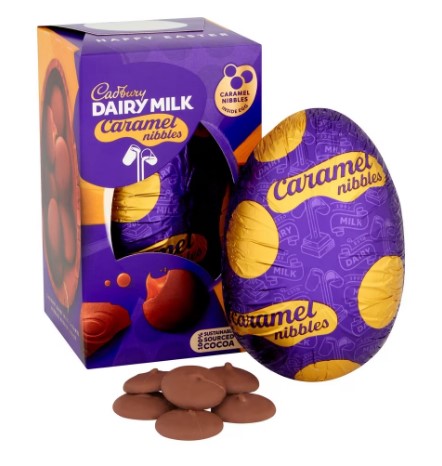 Cadbury's Dairy Milk Caramel Knabber-Osterei ist von 1,25 £ auf 1,50 £ gestiegen