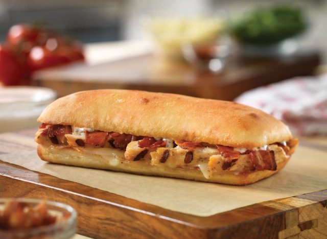 Chicken Bacon Ranch Oven-Baked Sandwich Dominos Pizza