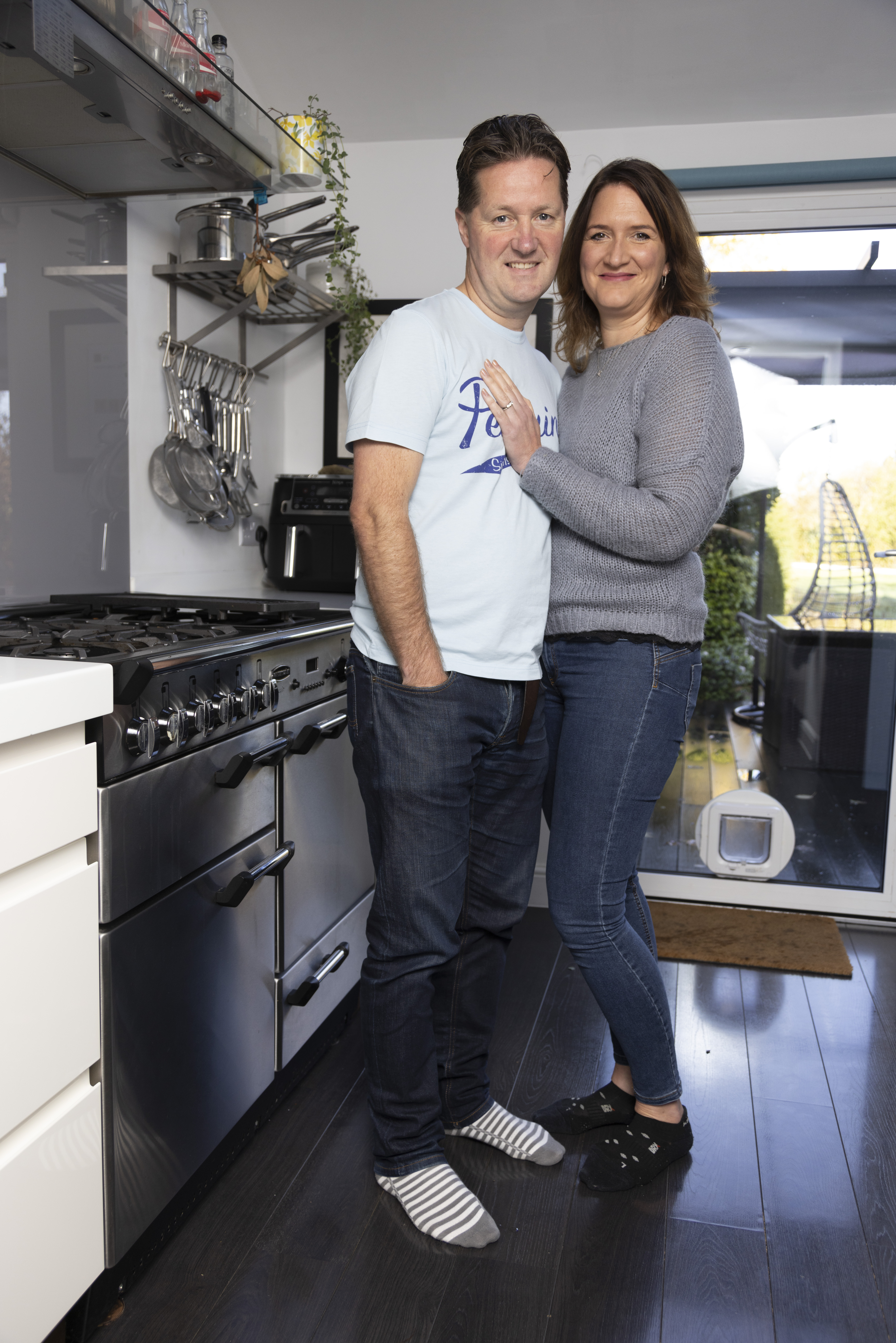 Nigel Owen, 46, mit Frau Marianne, 48