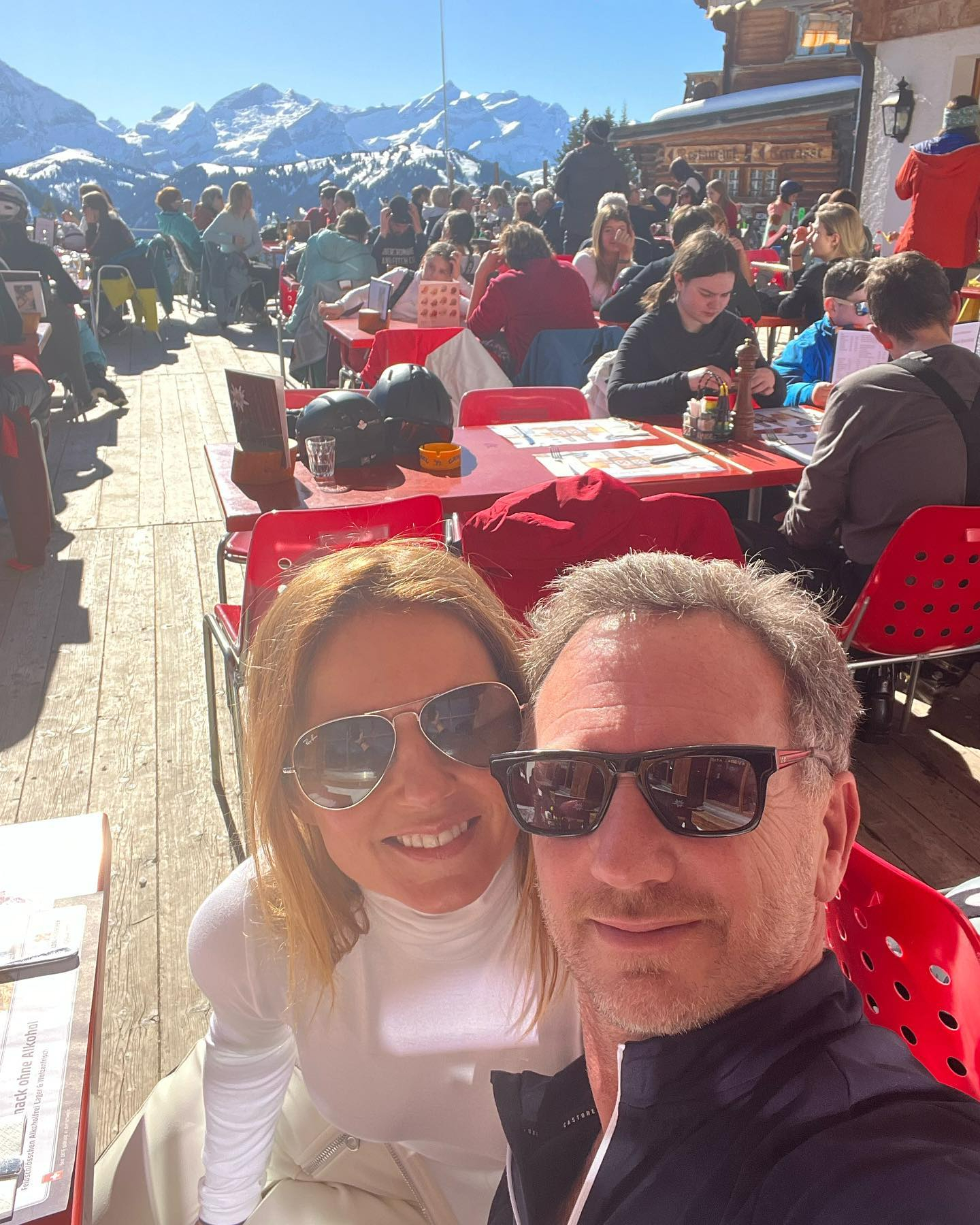 Horner genießt Skiurlaube mit Geri in Frankreich