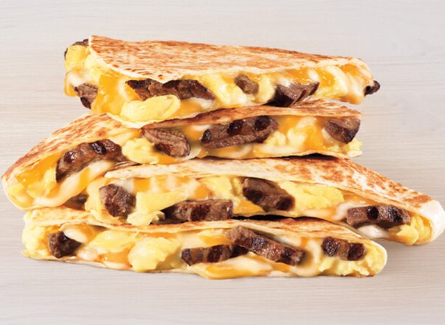 Taco Bell Grande geröstetes Frühstücks-Burrito-Steak