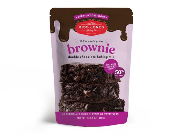 Miss Jones Baking Co. Köstliche doppelte Schokoladen-Brownie-Mischung für jeden Tag 