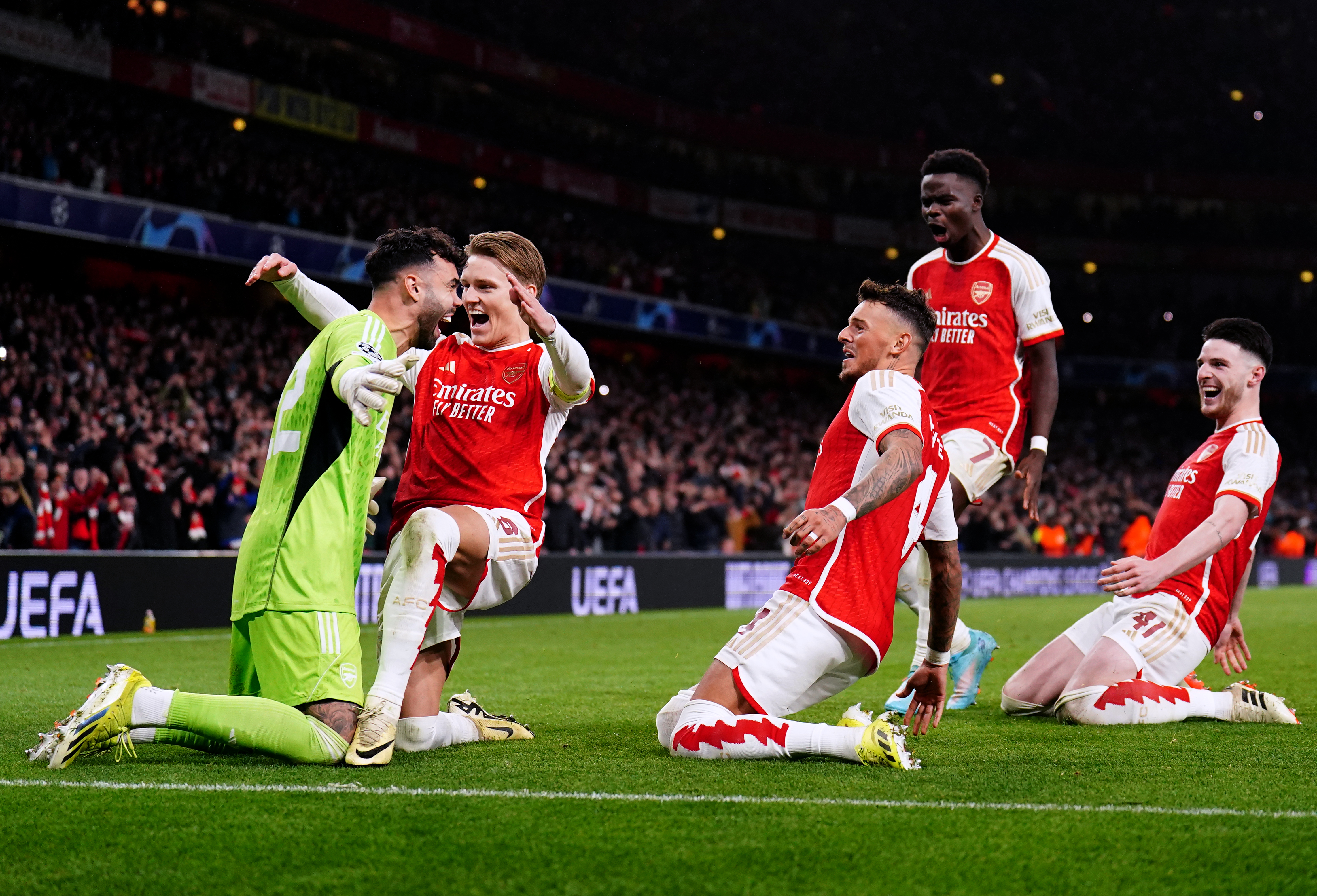 Arsenal hatte im Achtelfinale der Champions League sieben Spiele in Folge verloren