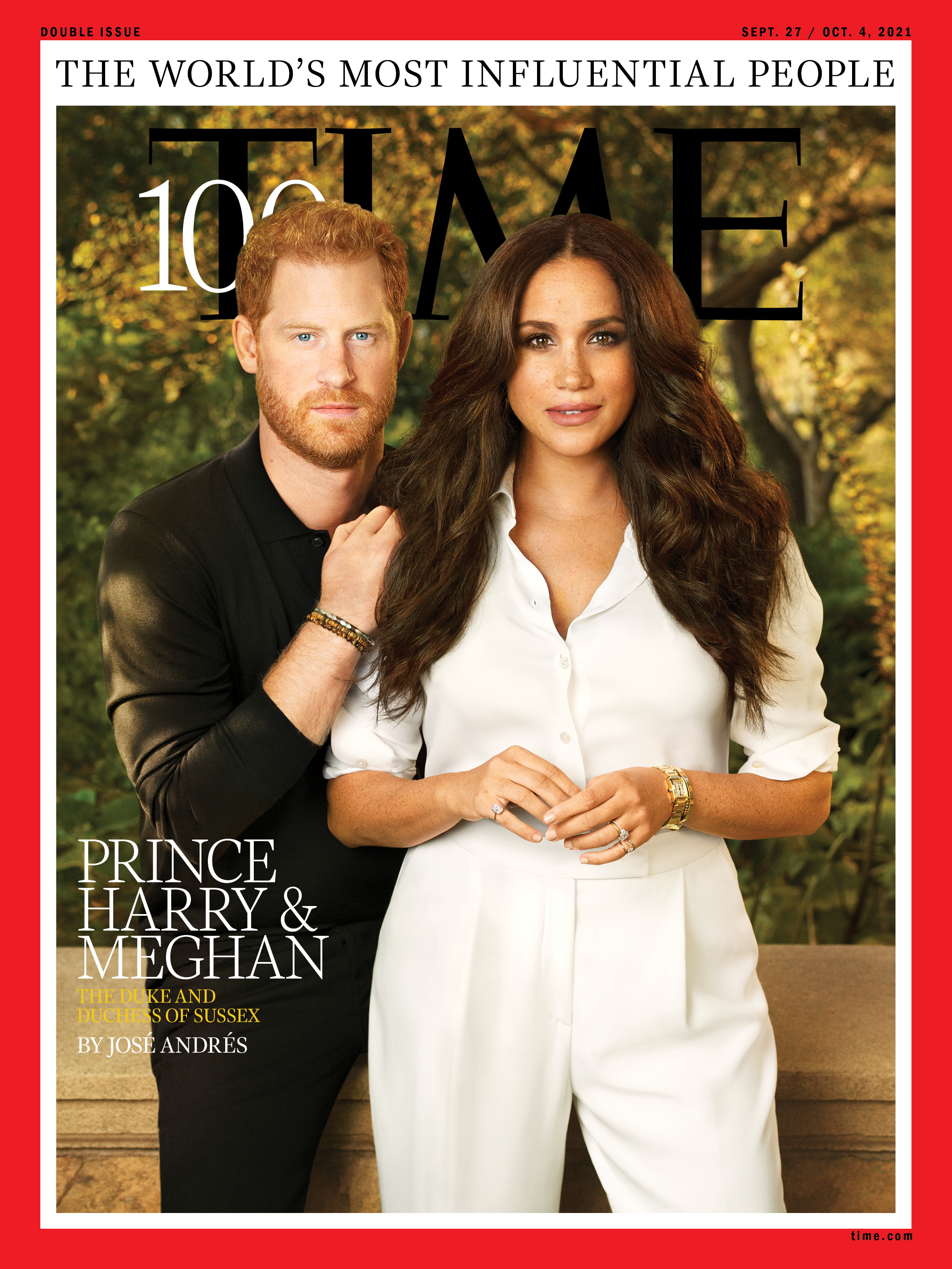 Auch auf dem Time-Magazin-Cover des Paares im Jahr 2021 kursierten Gerüchte über eine Bearbeitung