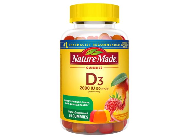 Von der Natur hergestellte Vitamin-D3-Gummis
