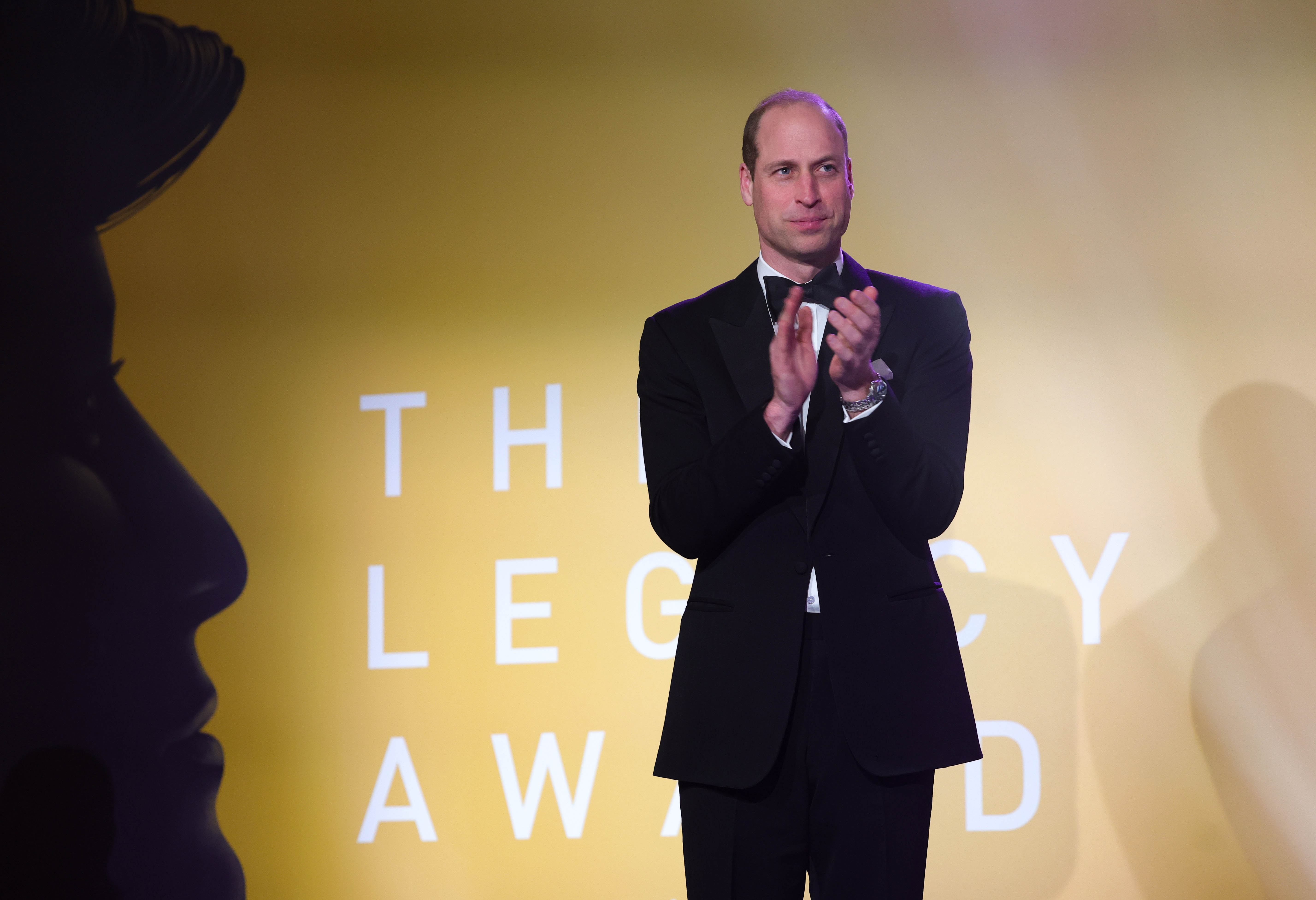 Der Prinz von Wales hielt heute Abend eine Rede vor den Gratulanten bei den Diana Legacy Awards