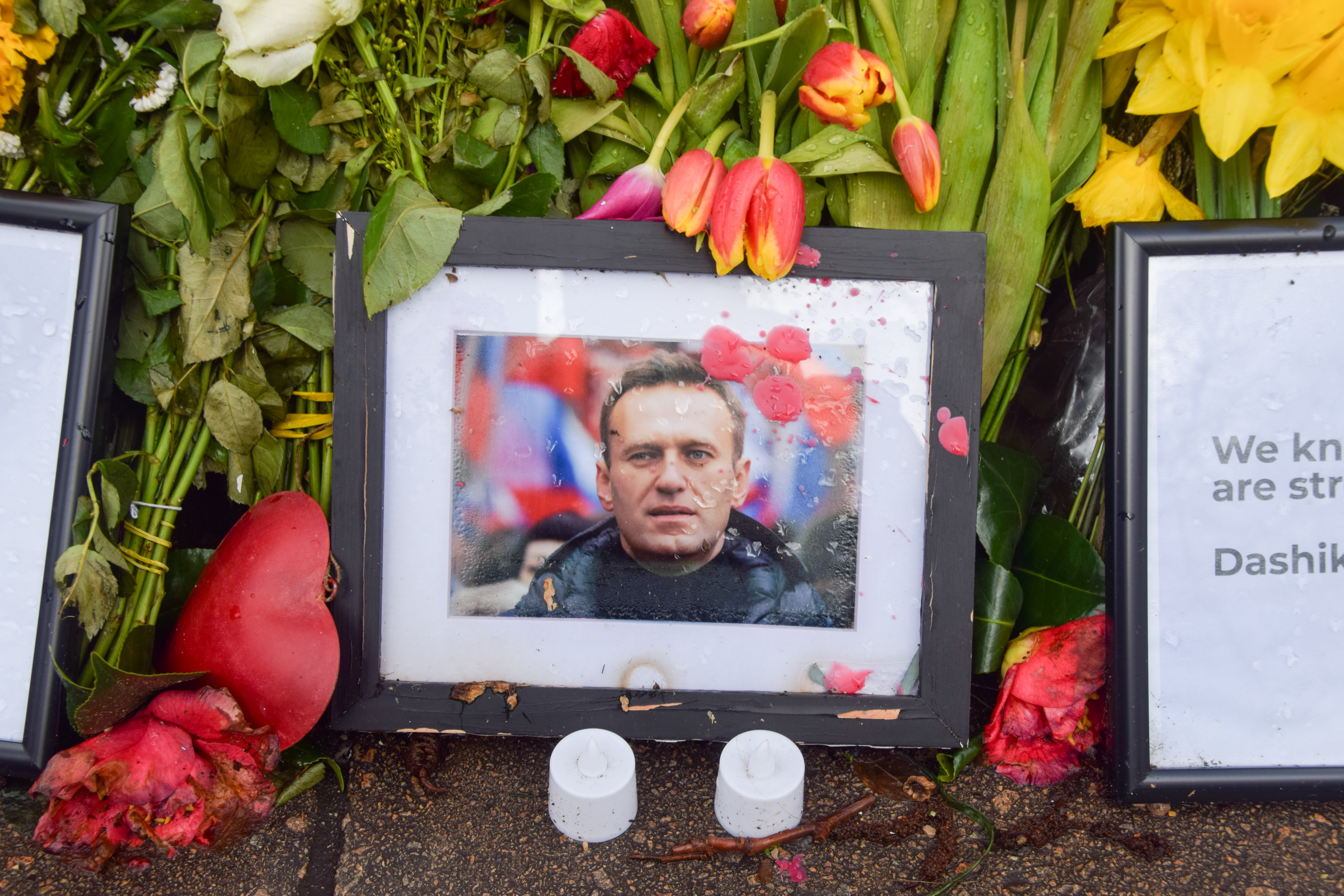 Unterstützer trauern um den Verlust des russischen Oppositionsführers Nawalny