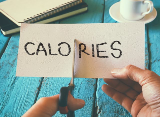 Konzept zur Kalorienreduzierung