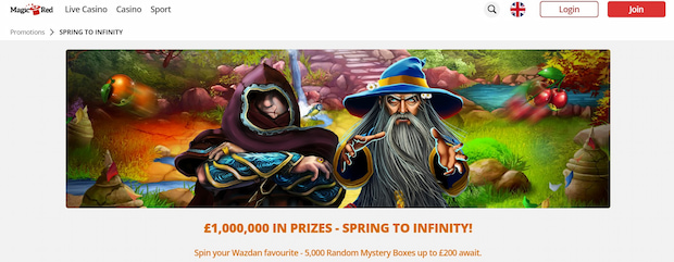 Magic Red Spring to infinity promotion