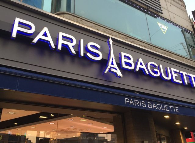 Pariser Baguette-Schild