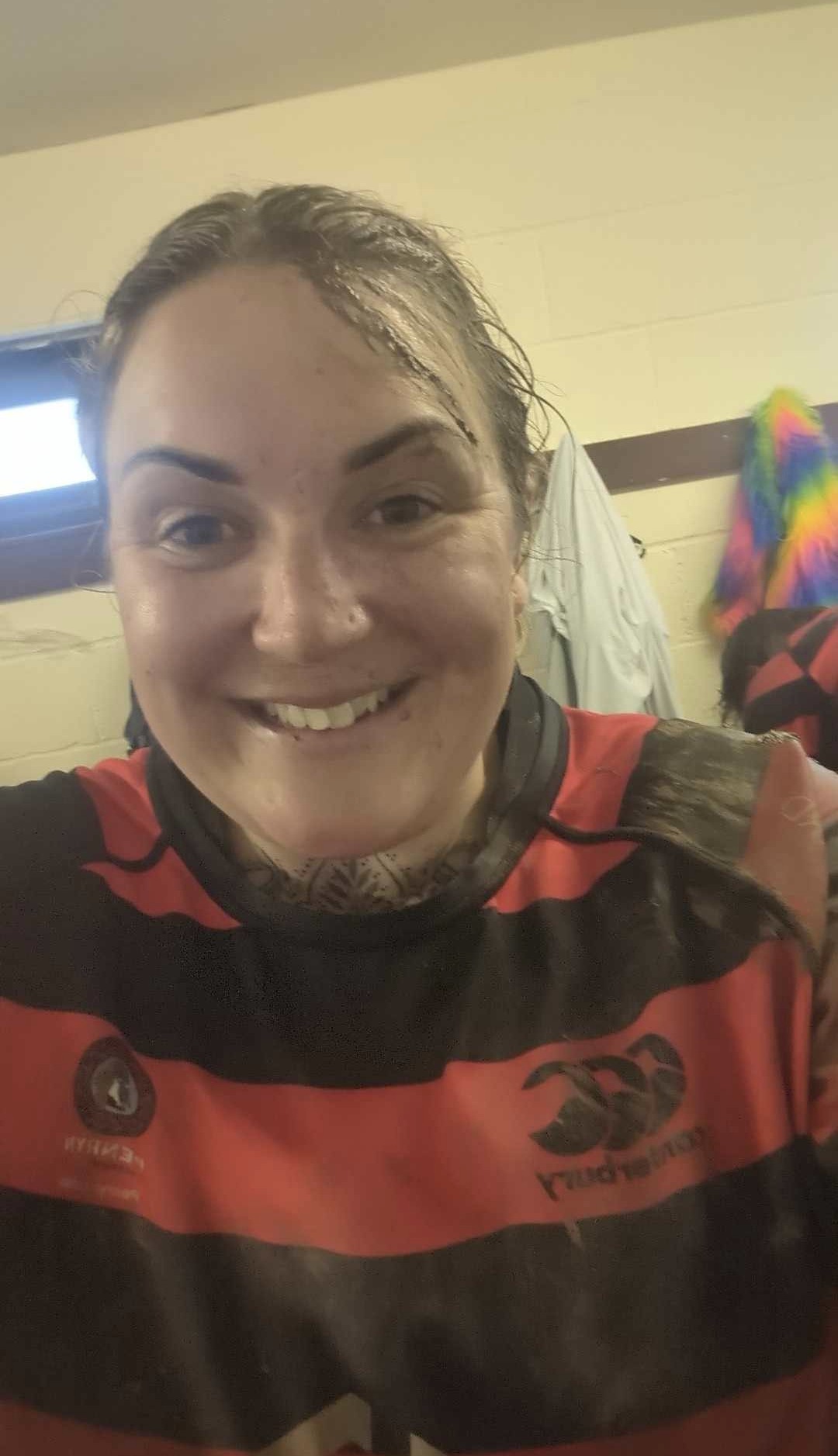 She only took up rugby when she joined the Navy