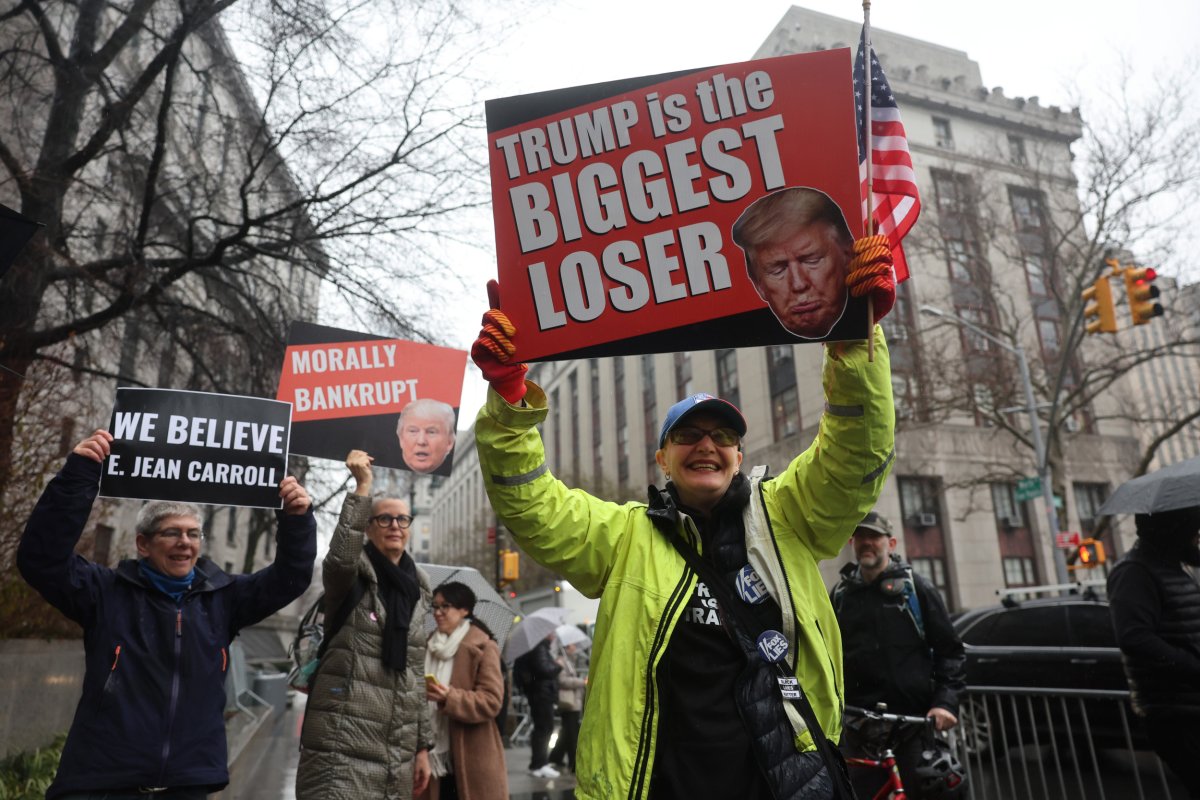 Donald Trump-Demonstranten 