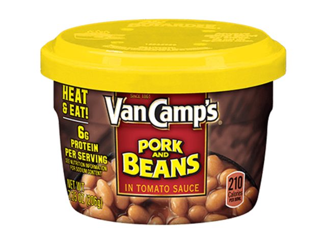 Van Camps Schweinefleisch und Bohnen