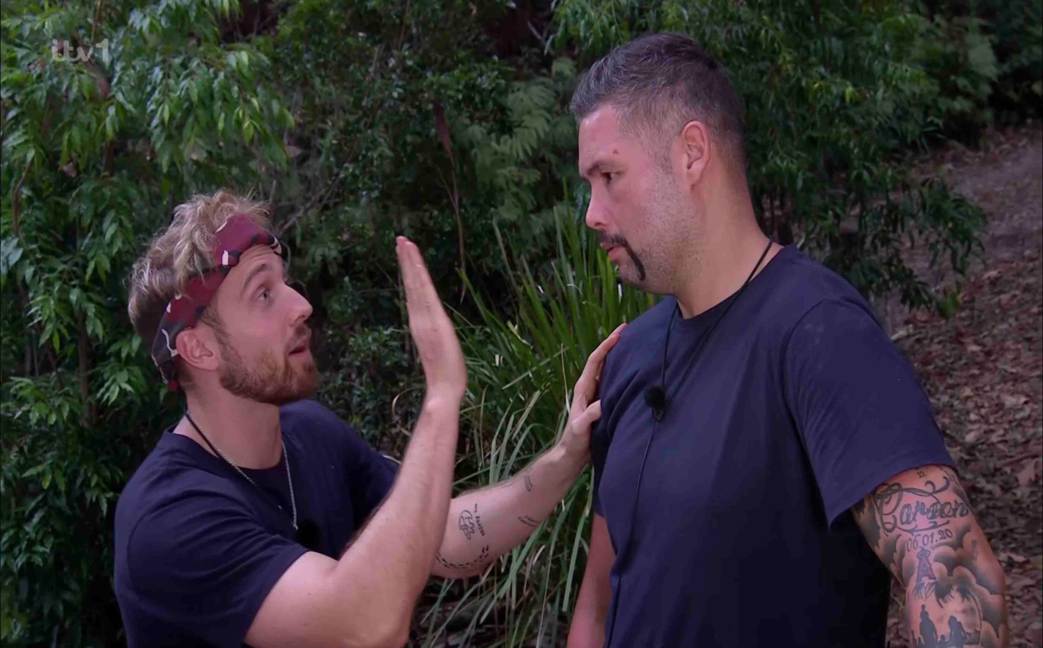 Tony und Sam entwickelten während ihres Aufenthalts im Dschungel eine Bromance