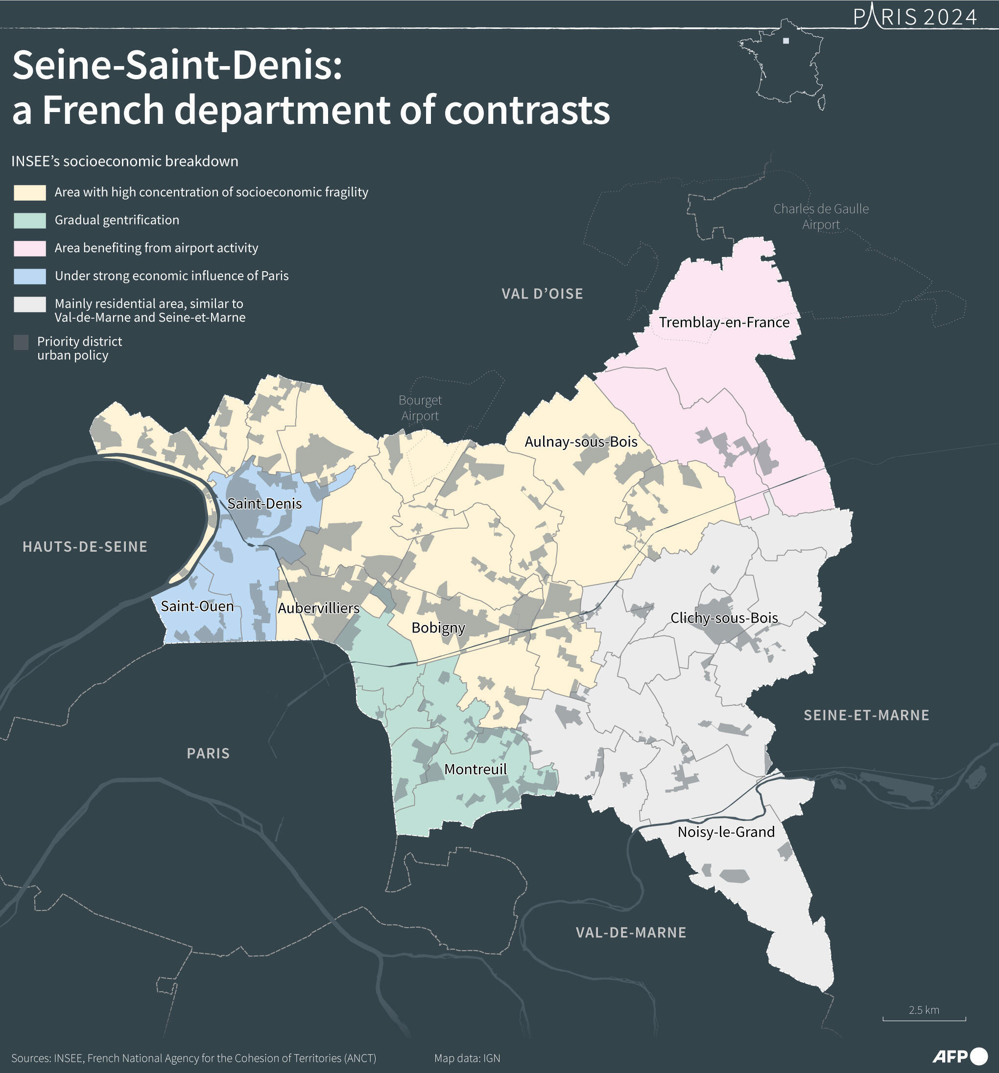 Olympische Spiele 2024 in Paris: Seine-Saint-Denis, ein französisches Departement der Kontraste.