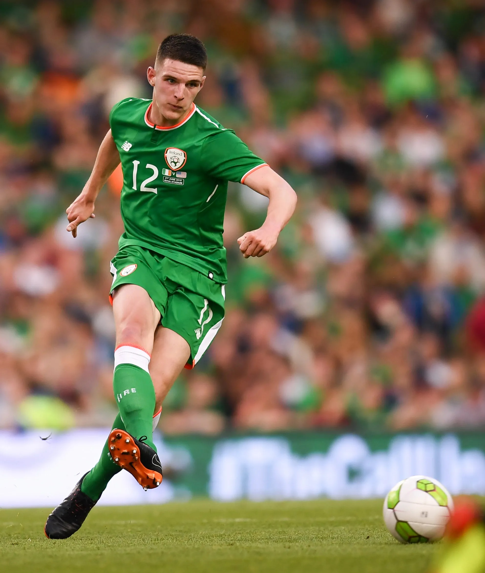 Declan Rice bestritt Jugendspiele für Irland