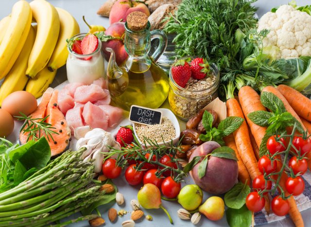 DASH-Diätlebensmittel, Obst und Gemüse