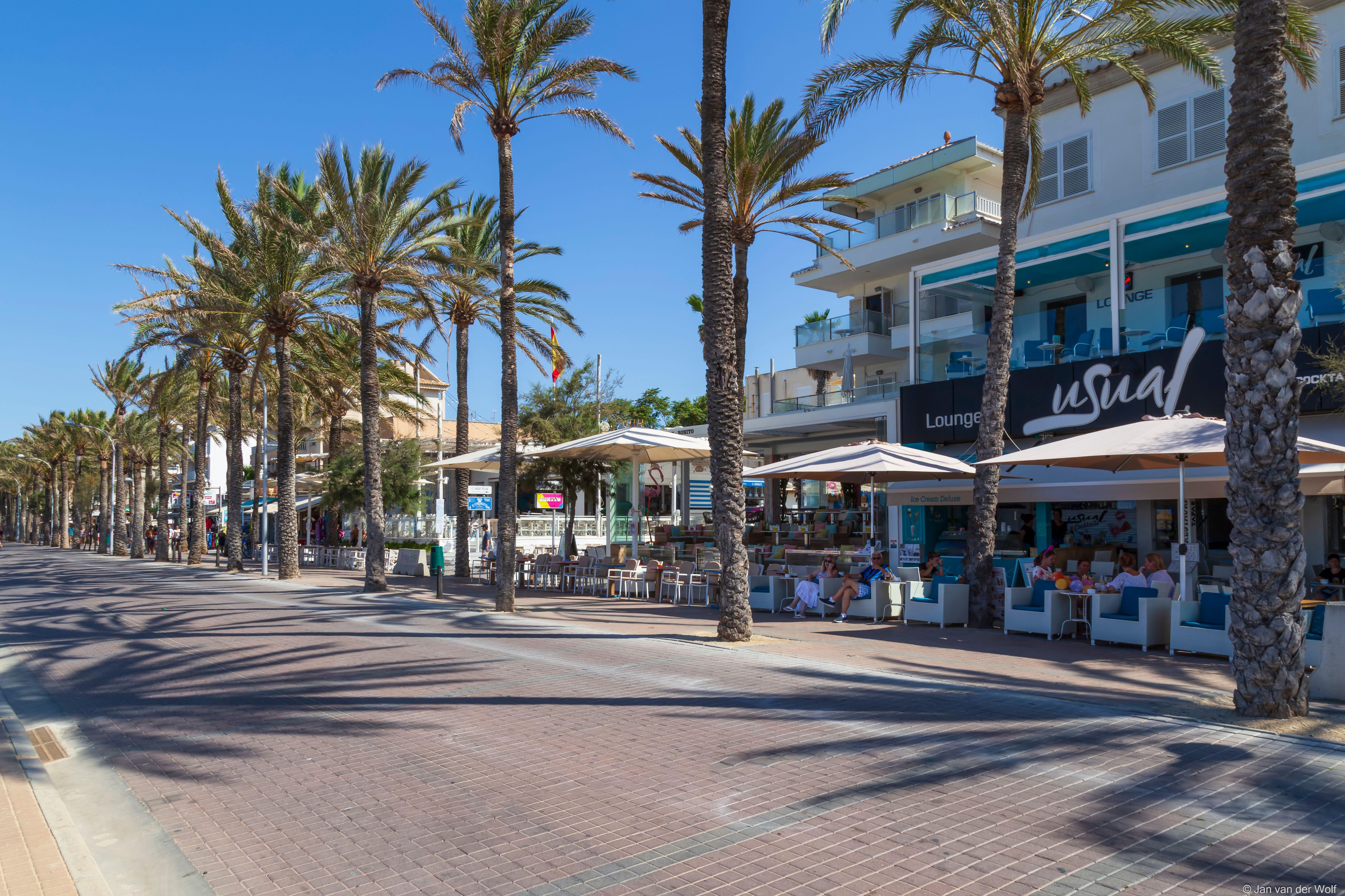 Playa de Palma hat viele Cafés und Restaurants