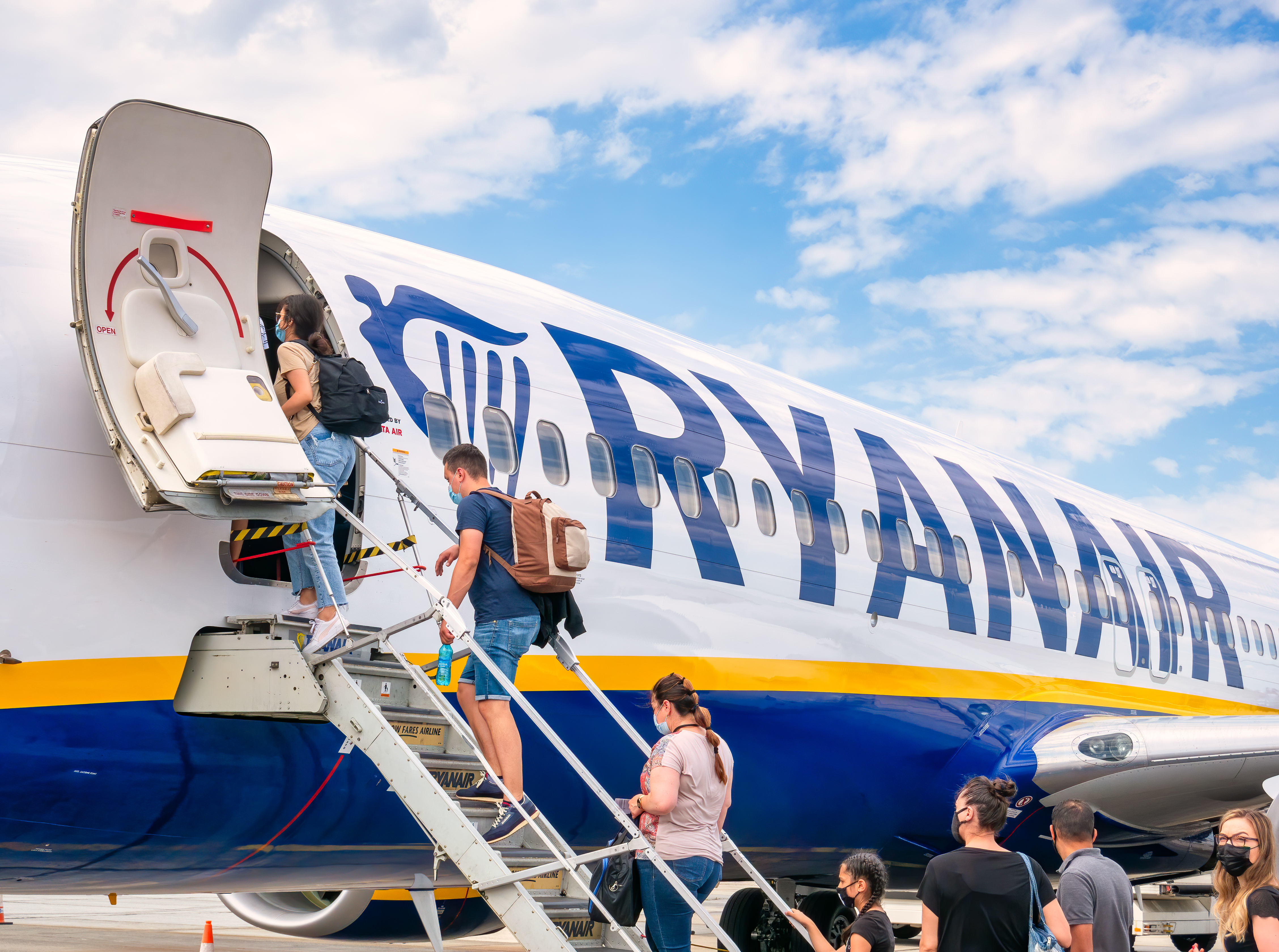 Ryanair hat in seinem gängigsten Flugzeug 189 Sitzplätze zur Auswahl