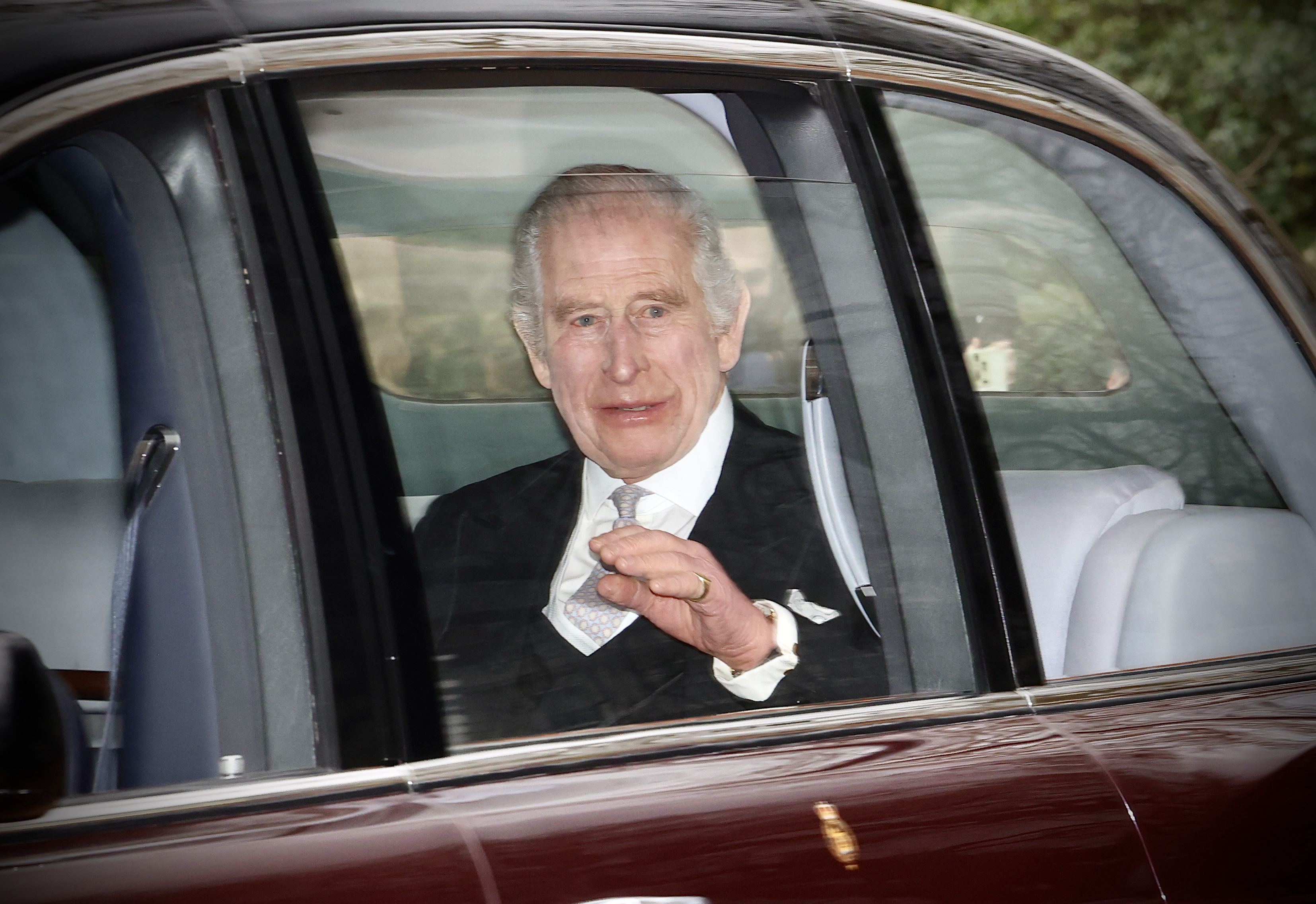 Charles wurde am Donnerstag beim Verlassen des Clarence House in London gesehen