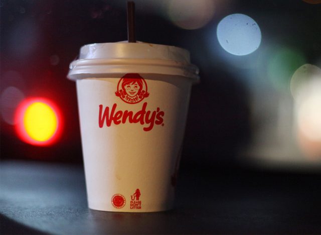 Tasse heißen Kaffee von Wendys
