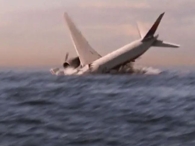 Eine computergenerierte Nachstellung der letzten Momente von MH370, als es in den südlichen Indischen Ozean stürzte