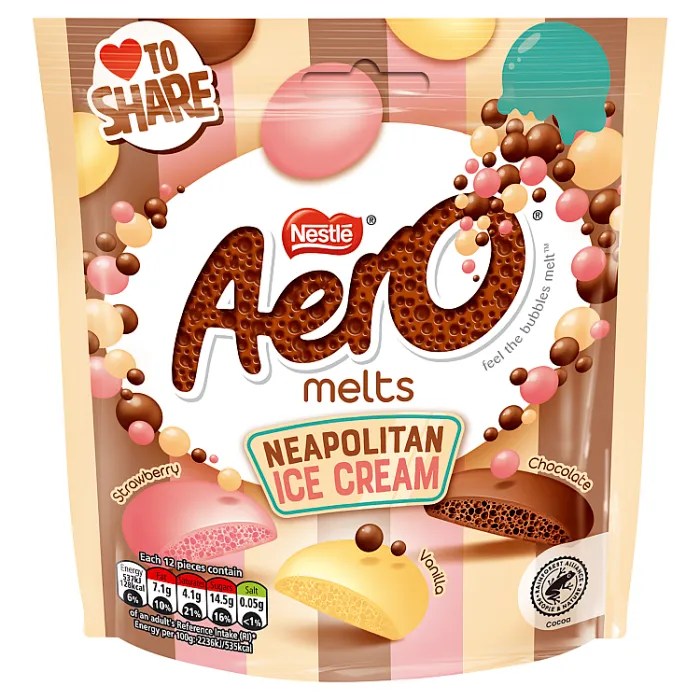 Die neapolitanischen Eis- und Schokoladenleckereien von Area Melt sind in den Regalen angekommen