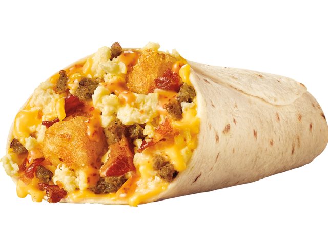 Sonic Ultimate Meat & Cheese Frühstücks-Burrito