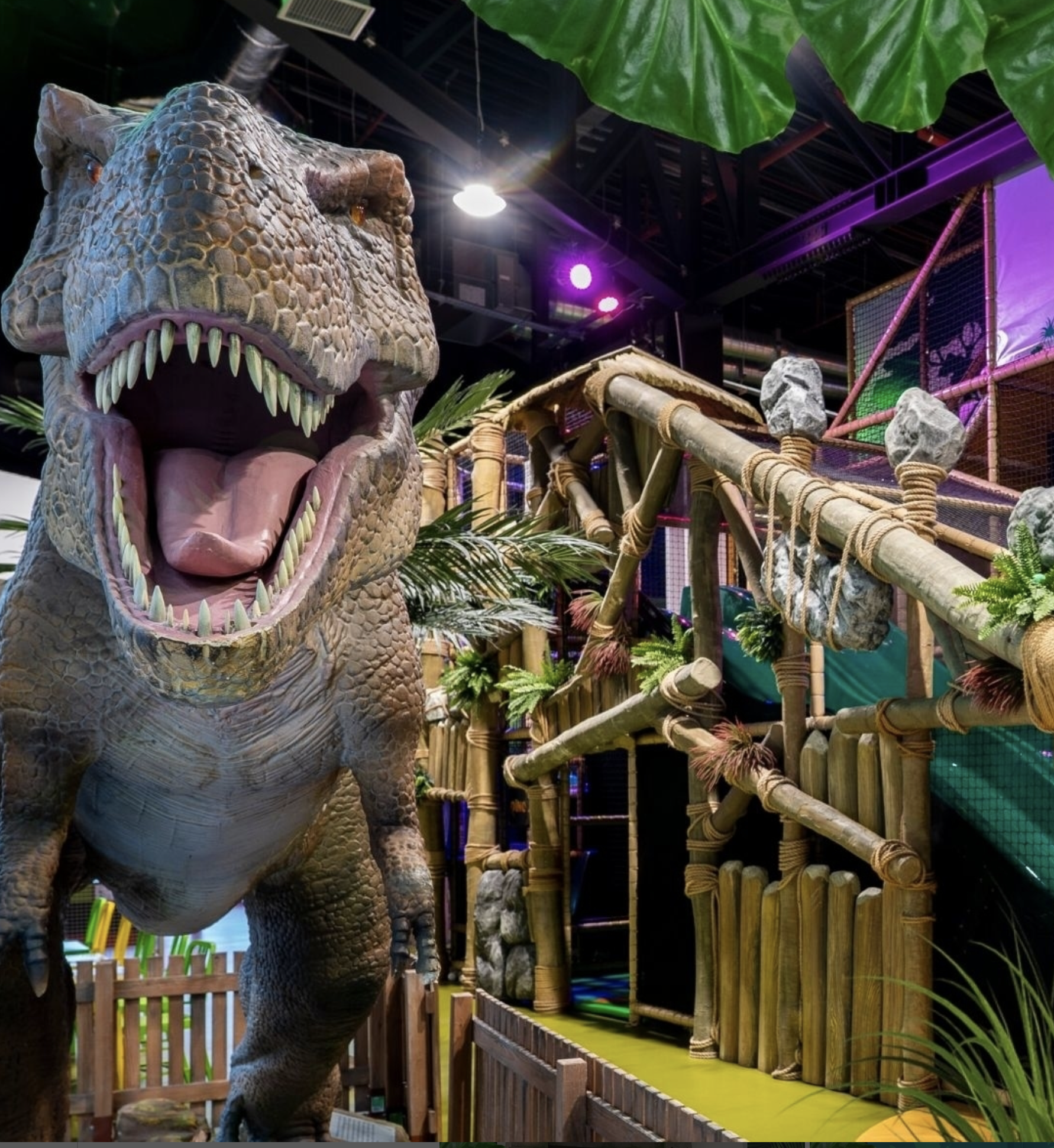 Dinotropolis, die erstaunliche Indoor-Softplay-Funktion des Einkaufszentrums