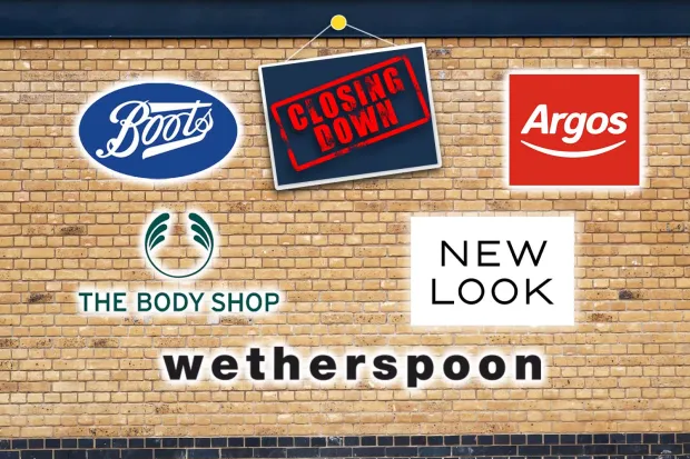 Mehrere große Namen, darunter Argos und New Look, werden ihre Geschäfte in den Haupteinkaufsstraßen schließen