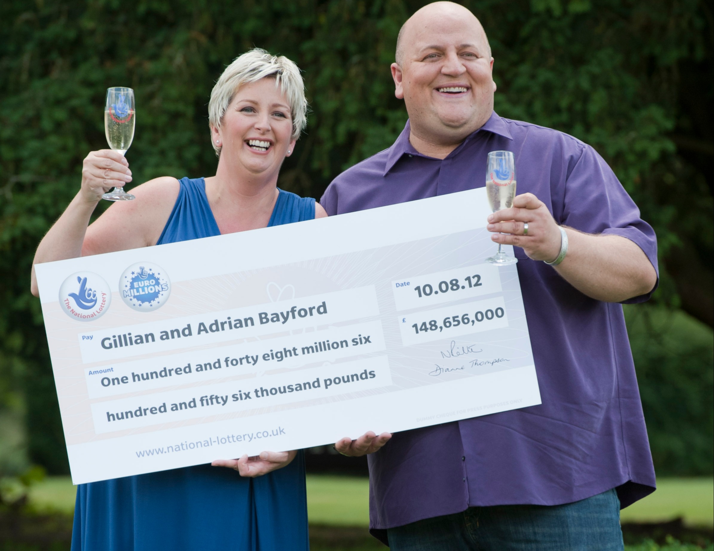 Der ehemalige Postbote trennte sich von seiner Frau Gillian, nachdem er einen EuroMillions-Preis von 148 Millionen Pfund gewonnen hatte