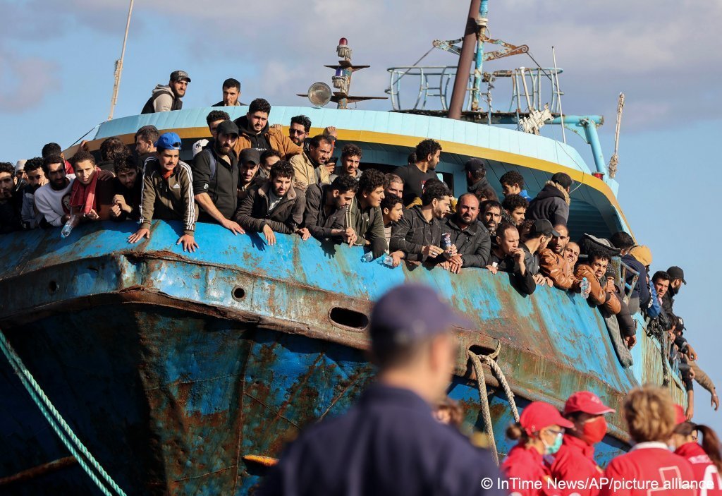 Ein Boot mit 483 Migranten kam 2022 auf Kreta an. |  Foto: picture-alliance