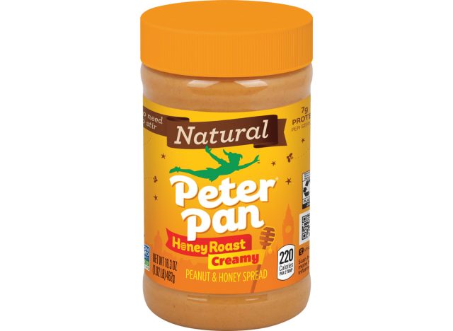 Peter Pan natürliche, mit Honig geröstete, cremige Erdnussbutter