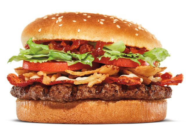 Burger King Whopper mit kandiertem Speck