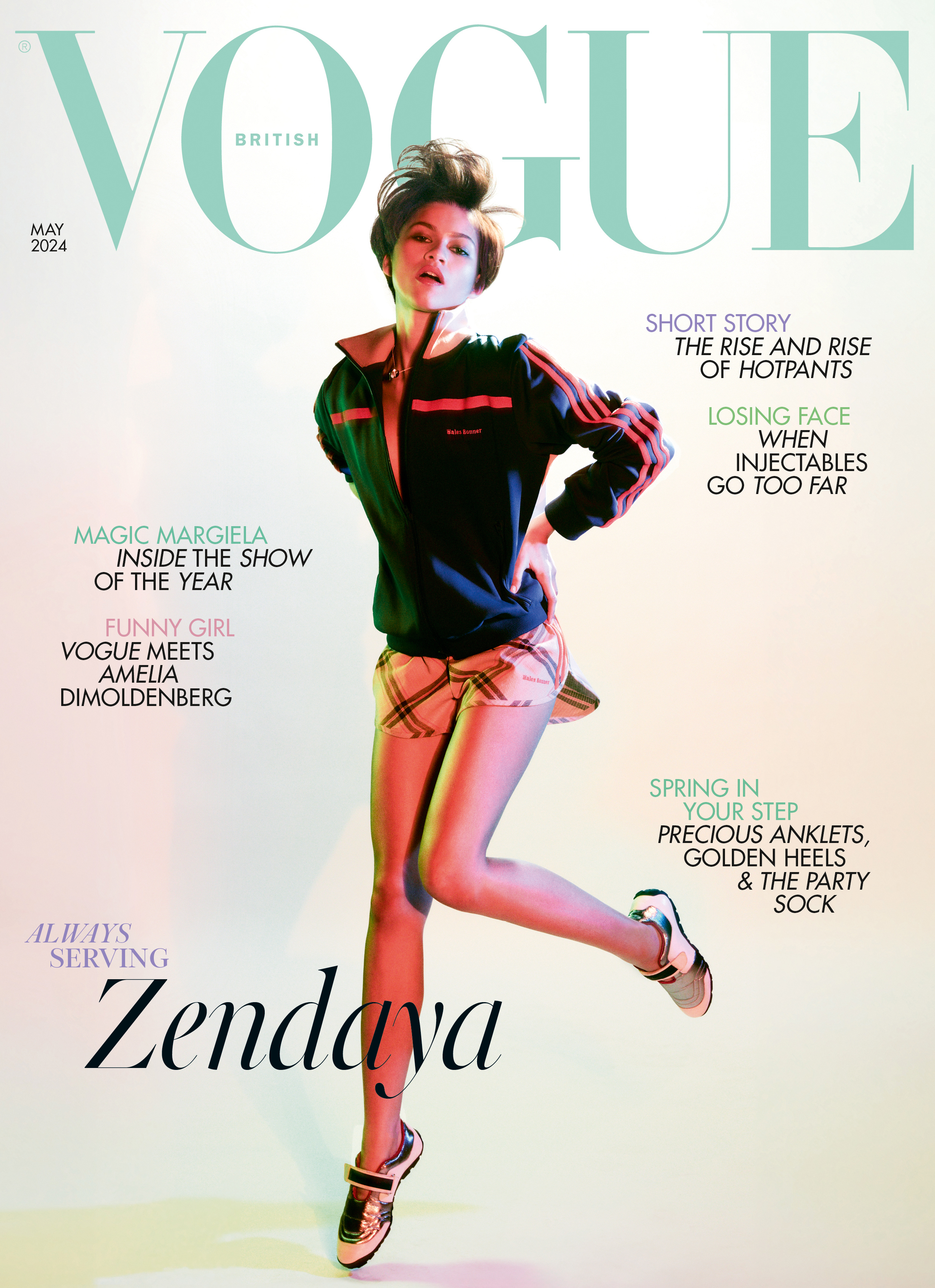 Zendaya ziert das Cover der Mai-Ausgabe der britischen Vogue