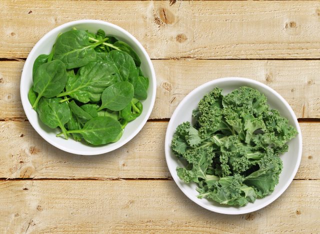 Grünkohl und Spinat
