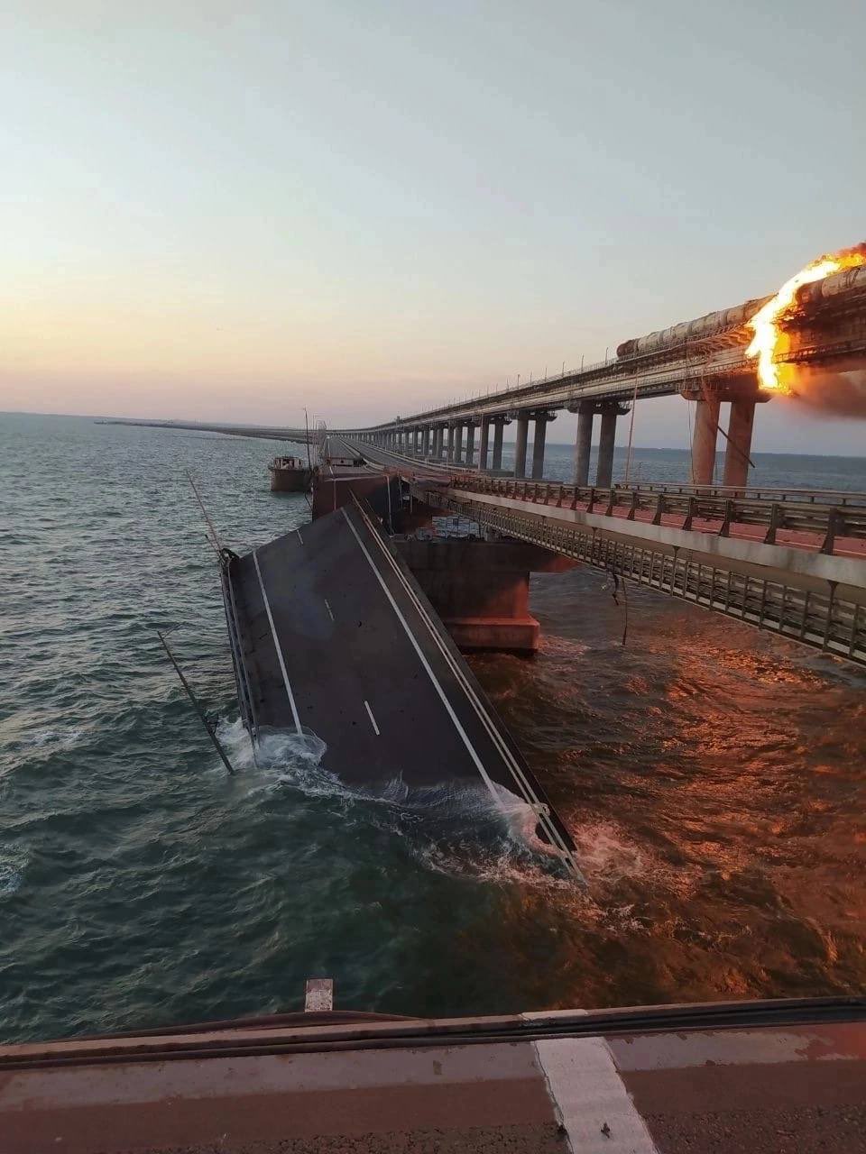 A source close to Ukraine's MoD told The Sun destroying the bridge 'is doable'