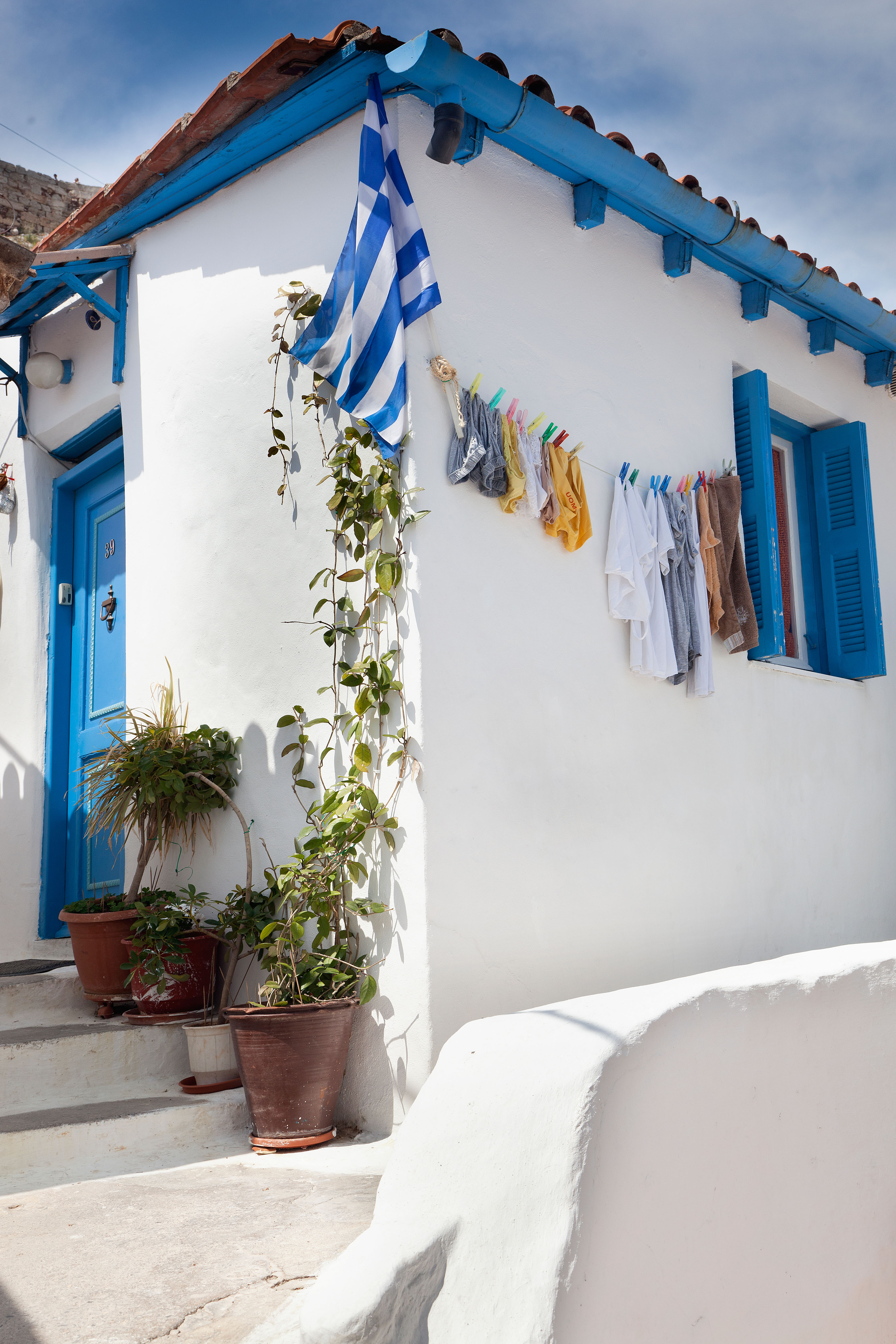 Die Häuser in der Gegend werden von Besuchern mit Santorini verglichen