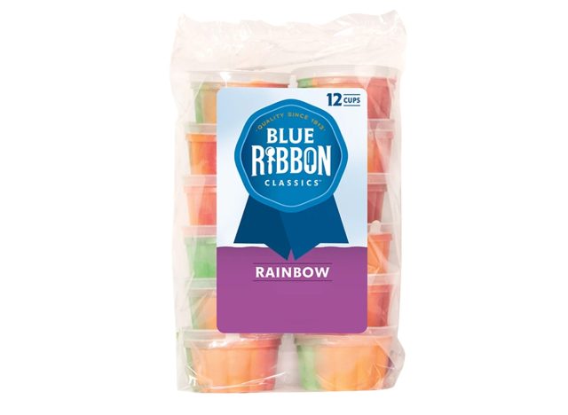 Blue Ribbon Regenbogen-Sorbet-Becher