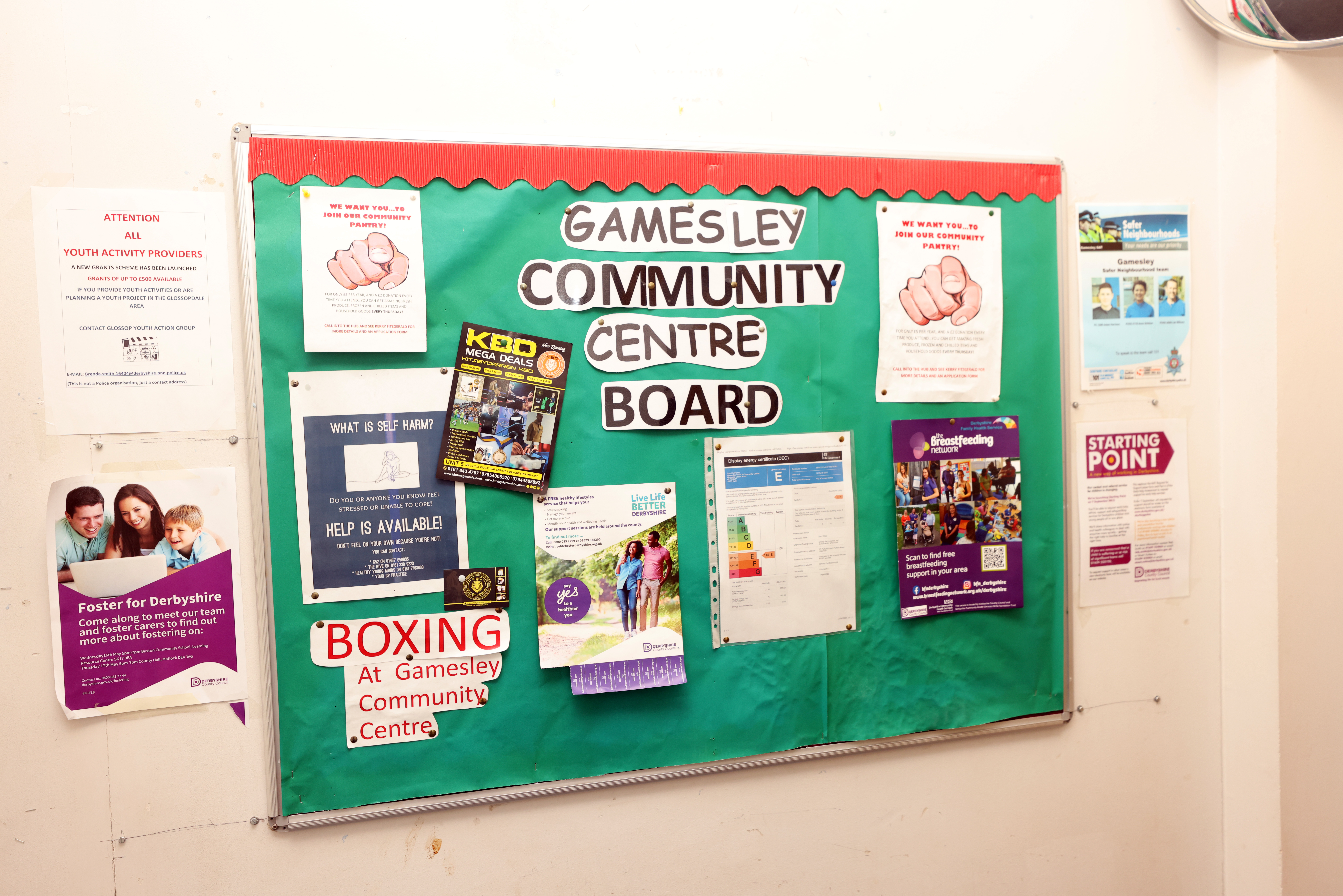 She said the Gamesley community centre is the only outlet for kids