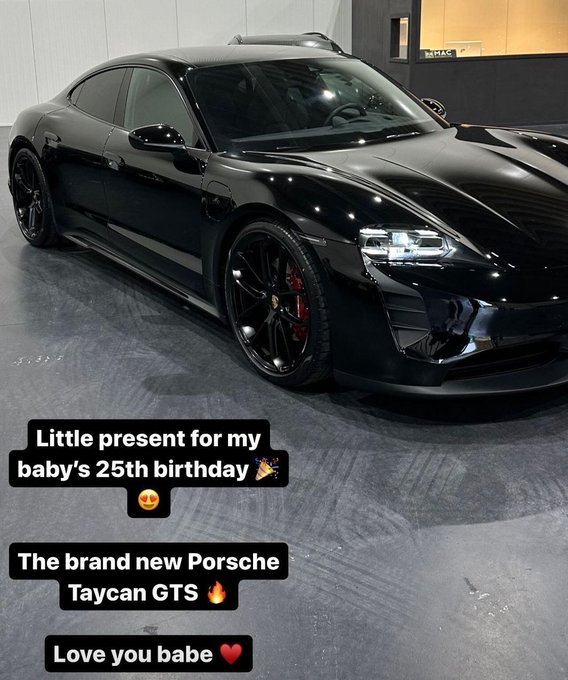 Brecel kaufte seiner Freundin einen Porsche Taycan GT für 111.000 Pfund