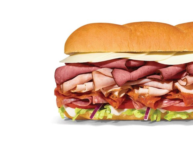 Subway The Beast sandwich