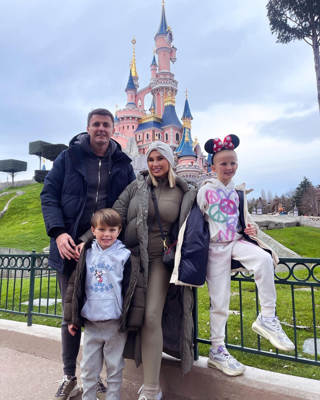 They recently visited Disneyland Paris and The Maldives